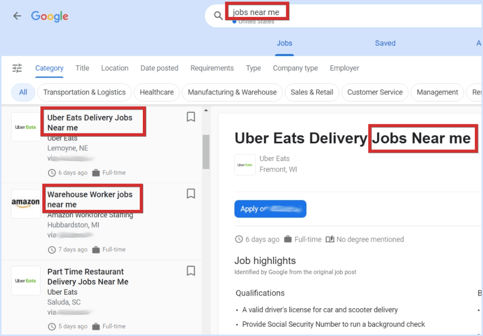 Jobs near me - Google